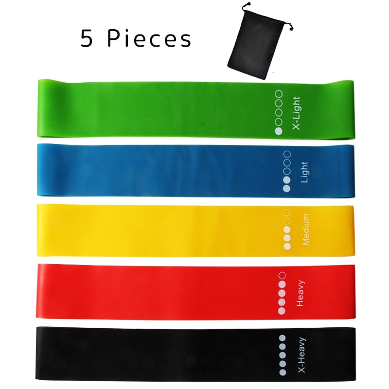 5 Piece Resistance Band Set